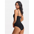 Фізіологічний суцільний купальник FS Beautikini Period Swimwear для плавання в період менструації XS Чорний (9603)
