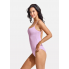 Фізіологічний суцільний купальник FS Beautikini Period Swimwear для плавання в період менструації XS Ліловий (9182)