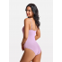 Фізіологічний суцільний купальник FS Beautikini Period Swimwear для плавання в період менструації XS Ліловий (9182)