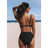 Роздільний купальник Cupshe Bikini Set М Чорний (9189)