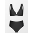 Роздільний купальник Cupshe Bikini Set М Чорний (9189)