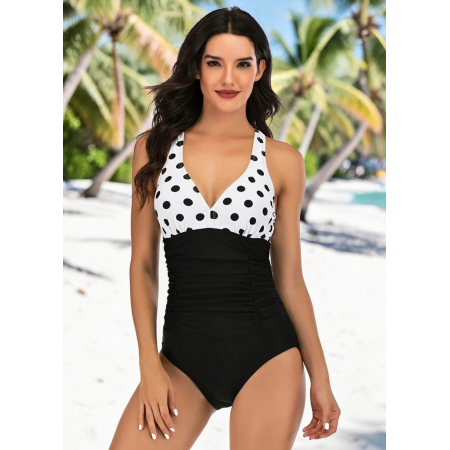 Купальник Слитный FS Tummy Control Swimsuit S Черно-белый (9226) Купальник Слитный FS Tummy Control Swimsuit S Черно-белый (9226)