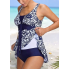  Жіночий суцільний купальник-сукня FS Swimsuit Retro М Темно-синій (9232)