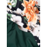 Суцільний купальник Cupshe Floral Cutout Tummy Control XL Зелений (9235)