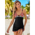 Суцільний купальник Tankini FS Bathing Suits Tummy Control L Чорний (9237)