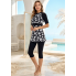  Жіночий купальник FS Modesty Swimming Costume Surfing L Чорний (9282)