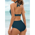  Жіночий купальник Cupshe Halter Bikini Set L Морської хвилі (9272)