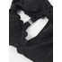 Суцільний купальник Cupshe Knotted Scalloped L Чорний (9939)