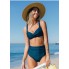 Роздільний купальник Cupshe Bikini L Морської хвилі (10126)