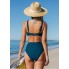 Роздільний купальник Cupshe Bikini L Морської хвилі (10126)