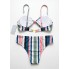 Жіночий купальник FS Rainbow Striped Bikini S Комбінований (9600)