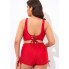 Жіночий купальник FS Women's Bikini Set Swimsuits Sports XXL Червоний (9691)