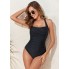 Купальник суцільний FS Tummy Control Swimsuiti L Чорний (10042)