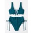 Жіночий купальник FS Women's Bikini Set XL Морської хвилі (10033)