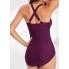 Купальник суцільний FS Tummy Control Swimsuiti S Сливовий  (9607)
