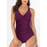 Купальник суцільний FS Tummy Control Swimsuiti S Сливовий  (9607)