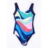 Купальник суцільний FS Dokotoo Tummy Control Swimsuiti S Синій (9608)