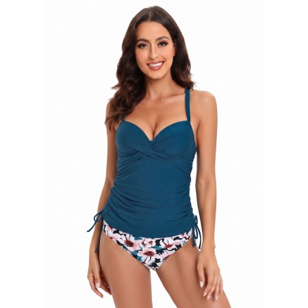 Женский купальник танкини раздельный FS Aria Tankini Top М с эффектом утягивания Комбинированый (9615)