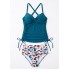Жіночий купальник танкіні роздільний FS Aria Tankini Top М з ефектом утяжки Комбінований (9615)