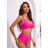  Жіночий купальник CUPSHE Women Swimsuit Lotto Bikini XL Фуксія (9591)