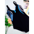Суцільний купальник FS з фектом утяжки XL Блакитний (9497)