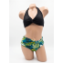 Роздільний купальник Cupshe Bikini triangle XL Чорний (9511)