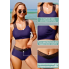 Жіночий купальник FS Vancavoo Women Bikini Set L Темно-синій (9519)