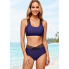 Жіночий купальник FS Vancavoo Women Bikini Set L Темно-синій (9519)