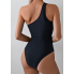 Жіночий суцільний купальник FS Bikini на одне плече S Чорний (9530)
