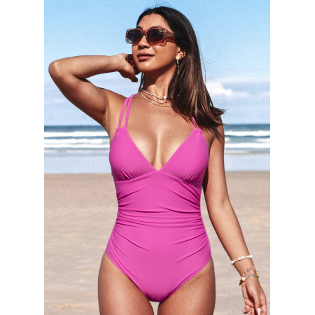 Жіночий суцільний купальник Cupshe Seaside Holiday Double L Рожевий (9533) Жіночий суцільний купальник Cupshe Seaside Holiday Double L Рожевий (9533)