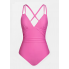  Жіночий суцільний купальник Cupshe Seaside Holiday Double L Рожевий (9533)
