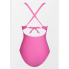  Жіночий суцільний купальник Cupshe Seaside Holiday Double L Рожевий (9533)