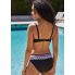 Жіночий купальник роздільний FS JFAN Women's Sexy Swimsuit L Ліловий (9557)
