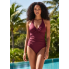 Суцільний купальник FS Flowy Abundant М з коригуючим ефектом Бордовий (9559)
