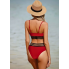  Жіночий купальник FS Trim Women Bikini Set S Червоний (9560)