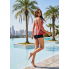 Жіночий купальник FS Flare Skirt Tankini L Червоний (9571)
