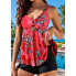 Жіночий купальник FS Flare Skirt Tankini L Червоний (9571)