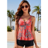 Жіночий купальник FS Flare Skirt Tankini L Червоний (9571)