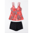 Жіночий купальник FS Flare Skirt Tankini L Червоний (9571)