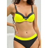 Жіночий роздільний купальник FS Bandeau Swimsuit Sets М Жовтий (9946)