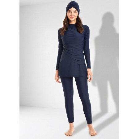 Женский мусульманский купальник-буркини FS Elma Burkini L Синий (9875)