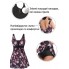  Жіночий суцільний купальник-сукня FS Swimsuit Retro XXL Чорний (9652)