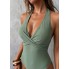 Суцільний купальник FS Flowy Abundant М з коригуючим ефектом Оливковий (9673)