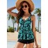 Жіночий купальник FS Flare Skirt Tankini XXL Комбінований (9705)