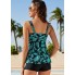 Жіночий купальник FS Flare Skirt Tankini XXL Комбінований (9705)