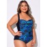 Суцільний купальник FS WIN.MAX Tummy Control Monokini XXL Синій (9706)