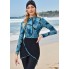 Жіночий мусульманский купальник-буркіні FS Burkini 3XL Блакитний (9734)