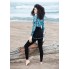 Жіночий мусульманский купальник-буркіні FS Burkini 3XL Блакитний (9734)
