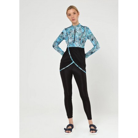 Женский мусульманский купальник-буркини FS Burkini 3XL Голубой (9734)