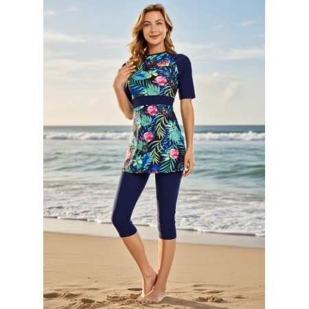 Женский купальник FS Modesty Swimming Costume Surfing XXL Синий (9736) Женский купальник FS Modesty Swimming Costume Surfing XXL Синий (9736)